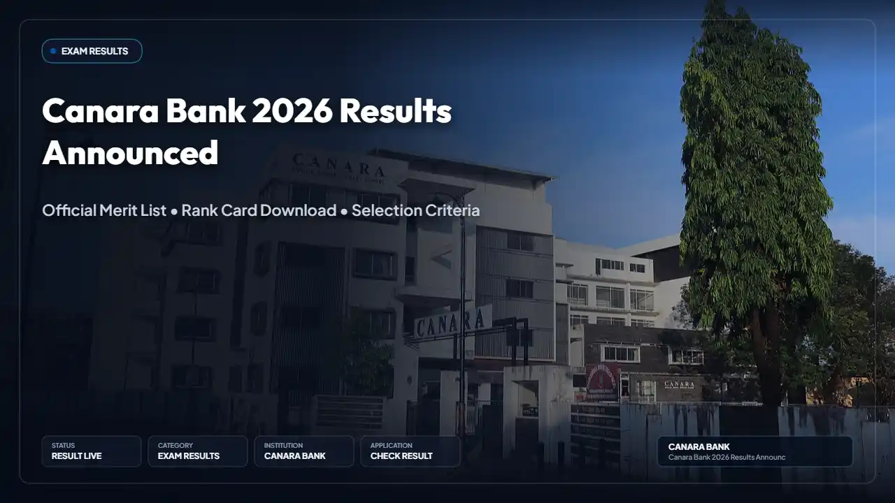 Canara Bank Probationary Customer Service Associate Result 2026: Provisionally Selected Candidates List