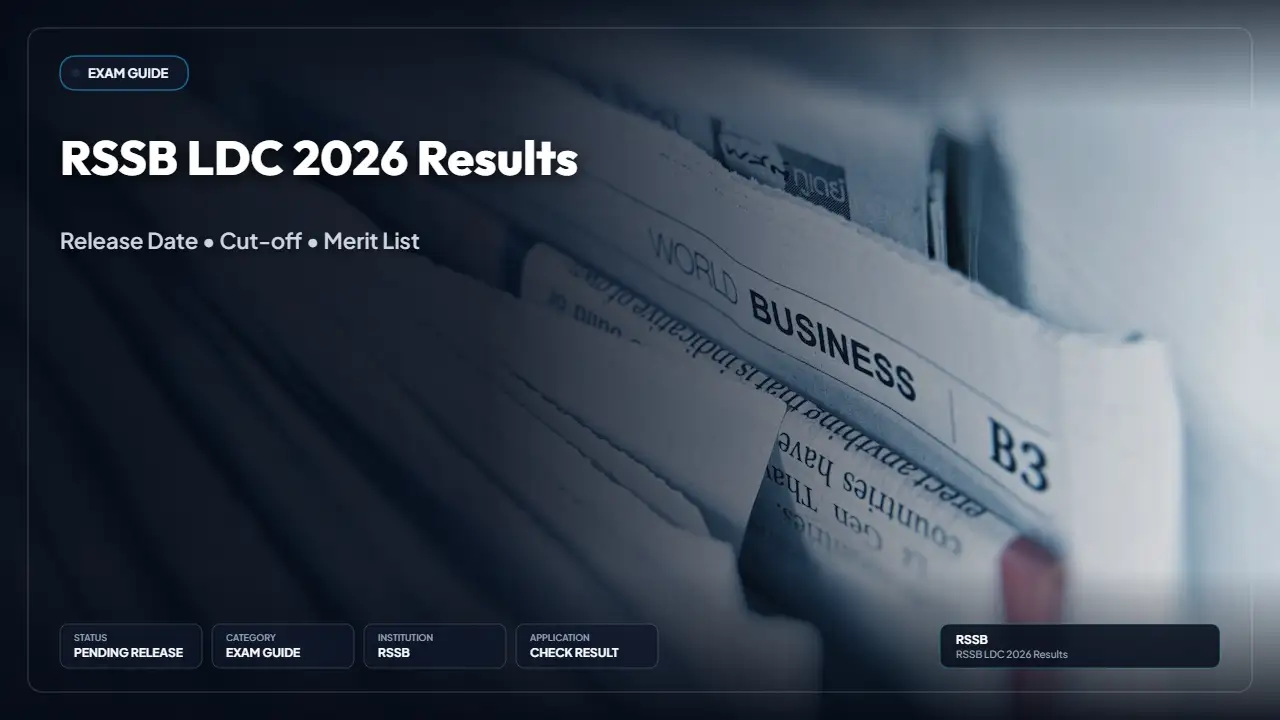 RSSB LDC Result 2026: Release Date, Cut-off, Merit List and Next Steps