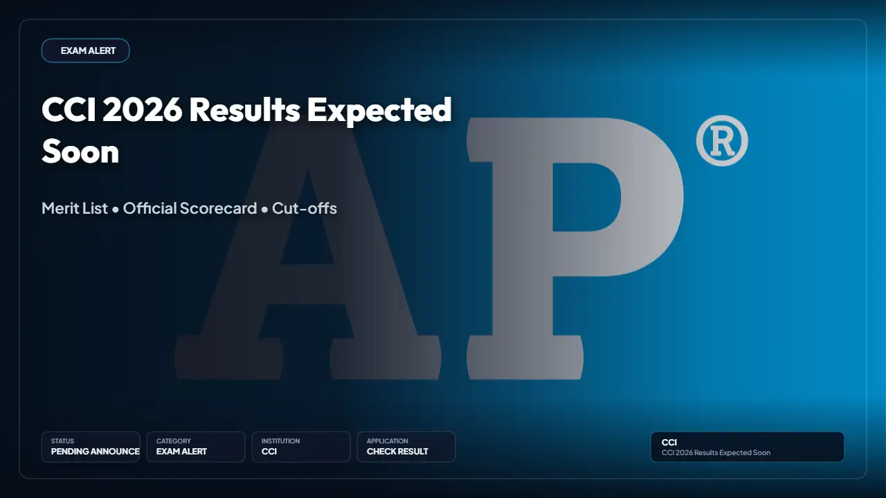 CCI Result 2026 Expected by 20 October — Merit List, Score Card and Unofficial Cut-offs
