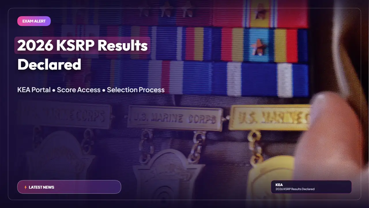 KSRP Police Constable Result 2026 Out: KEA Provisional Score Lists and Next Steps